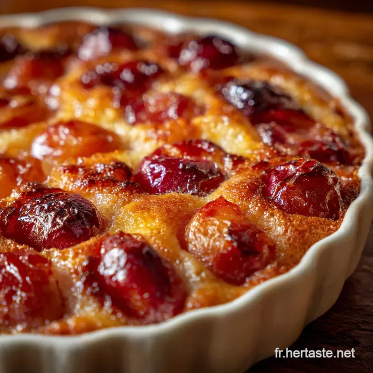 Le Clafoutis A&eacute;rien Aux Mirabelles De Lorraine Version All&eacute;g&eacute;e presentation