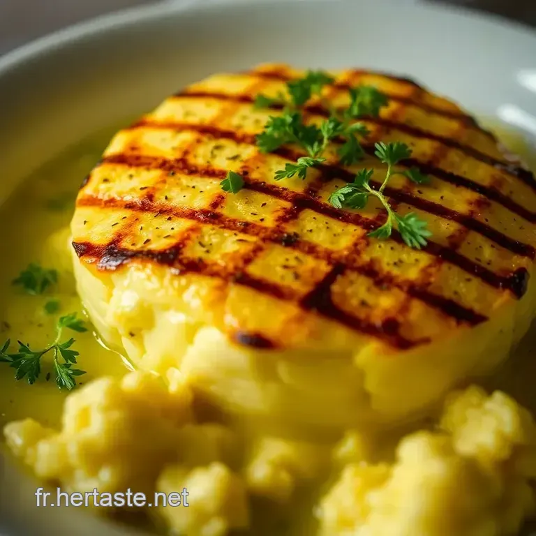 Cobette De Ma&iuml;s Grill&eacute;e Avec Beurre Aromatis&eacute; presentation