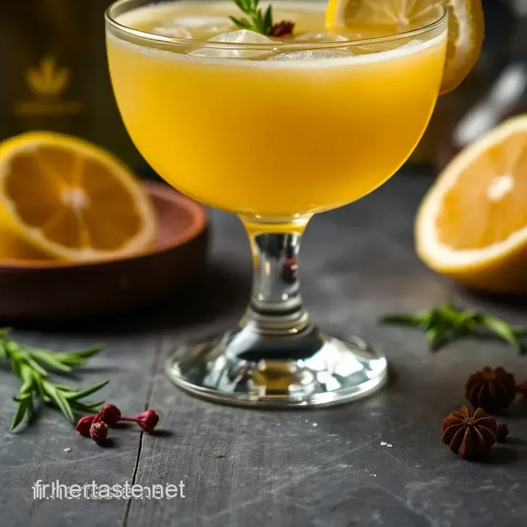 Cocktail Zinguer Au Gingembre : Un Voyage De Saveurs presentation