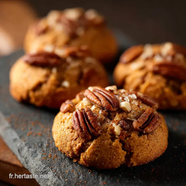 Cookies Moelleux Aux Noix De P&eacute;can Et &Eacute;pices Fa&ccedil;on Pain D&eacute;pice presentation