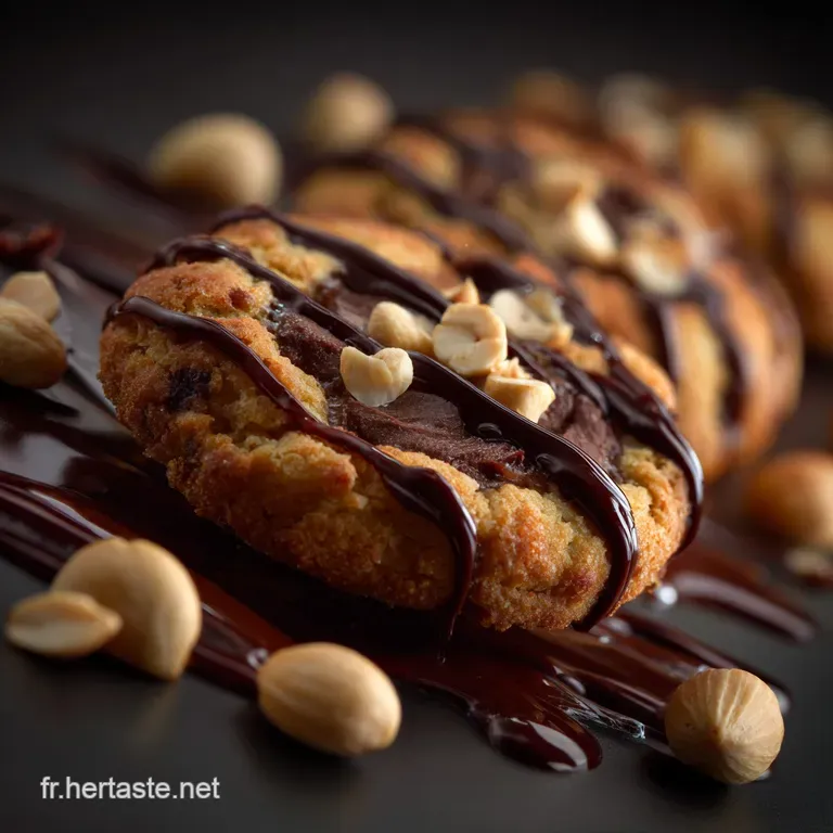 Cookies Parfaits Chocolat Noisette Moelleux au centre craquants aux bords