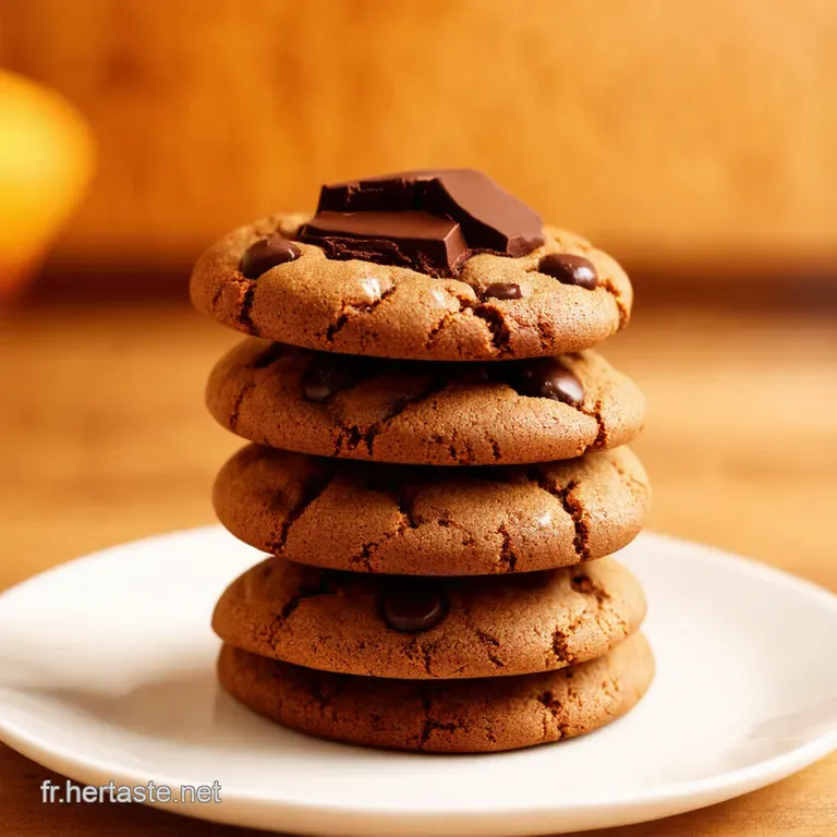 Cookies Am&eacute;ricains Triple Chocolat presentation