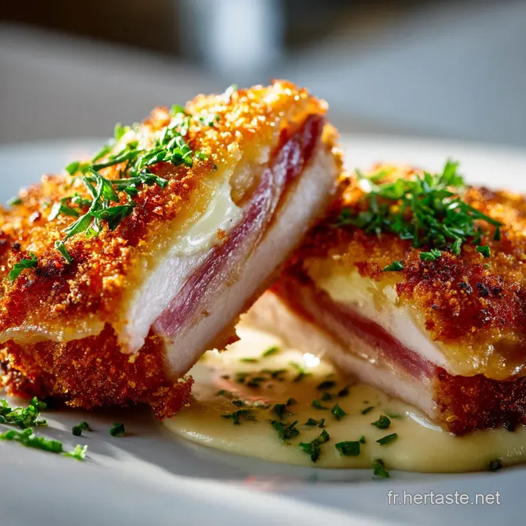 Le Cordon Bleu Montagnard Poulet Farci au Beaufort AOP et Bacon Fum&eacute;