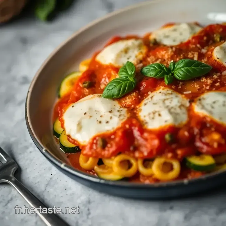 Courgettes Fa&ccedil;on Parmigiana &Agrave; L airfryer presentation
