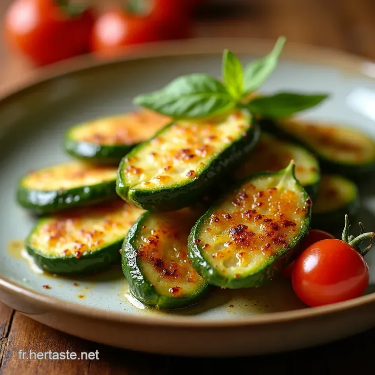 Courgettes Farcies &Agrave; La Bonne Franquette presentation