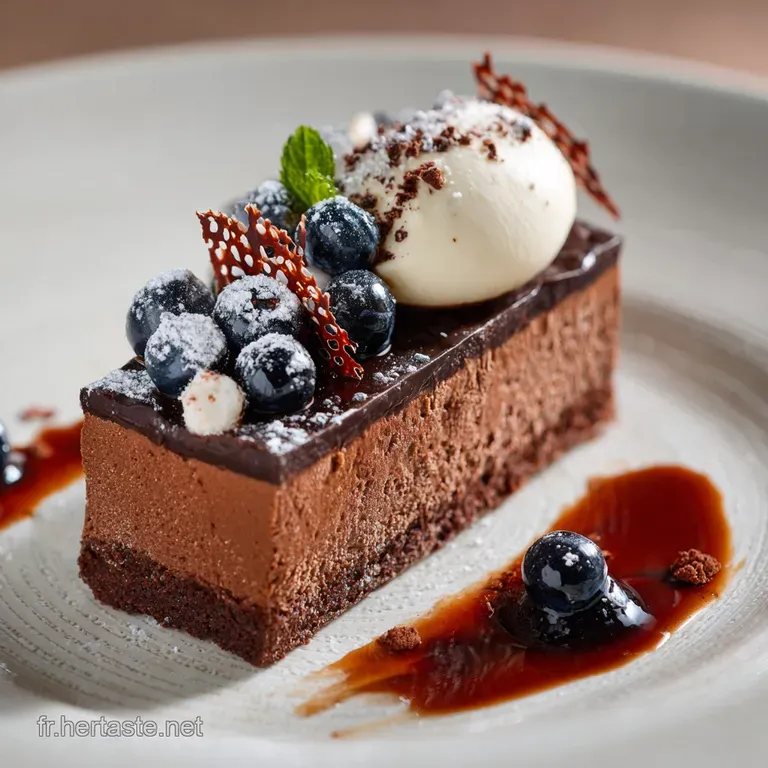 Cr&egrave;me au chocolat noire intense Le secret pour une texture ultraonctueuse