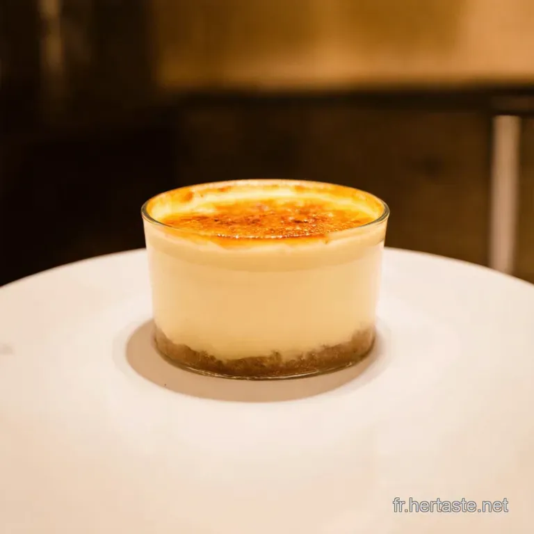 Cr&egrave;me Br&ucirc;l&eacute;e Magnifique presentation