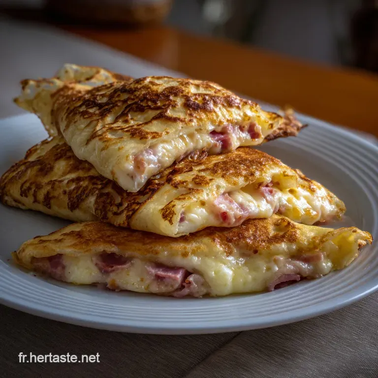 Cr&ecirc;pes Farcies Jambon Comt&eacute; : Galettes Souffl&eacute;es Classiques presentation