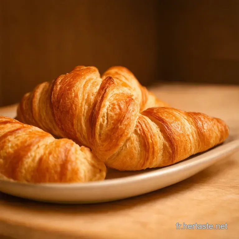Croissants Sal&eacute;s Ap&eacute;ritif presentation