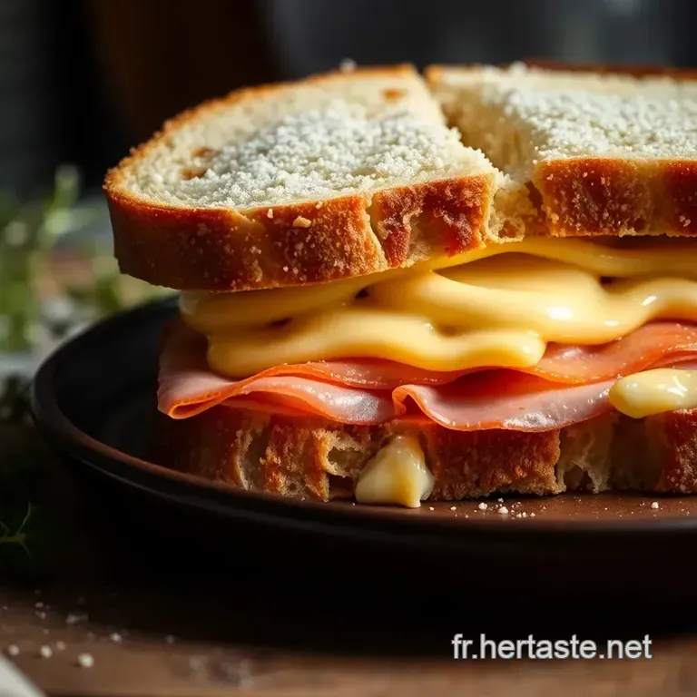 Croque Madame &Eacute;clair&eacute; presentation