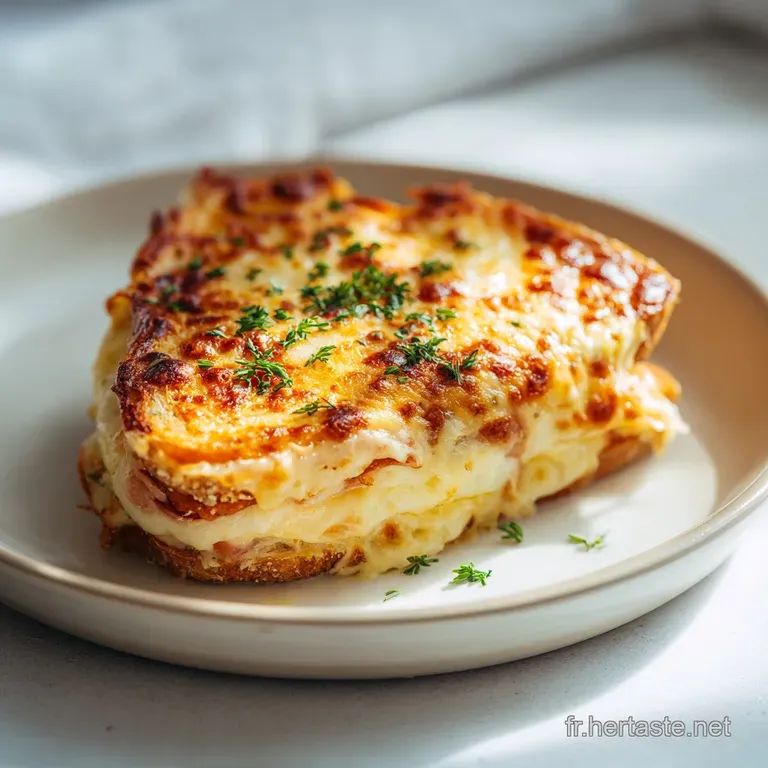 Croque Monsieur au Four : La Recette Traditionnelle