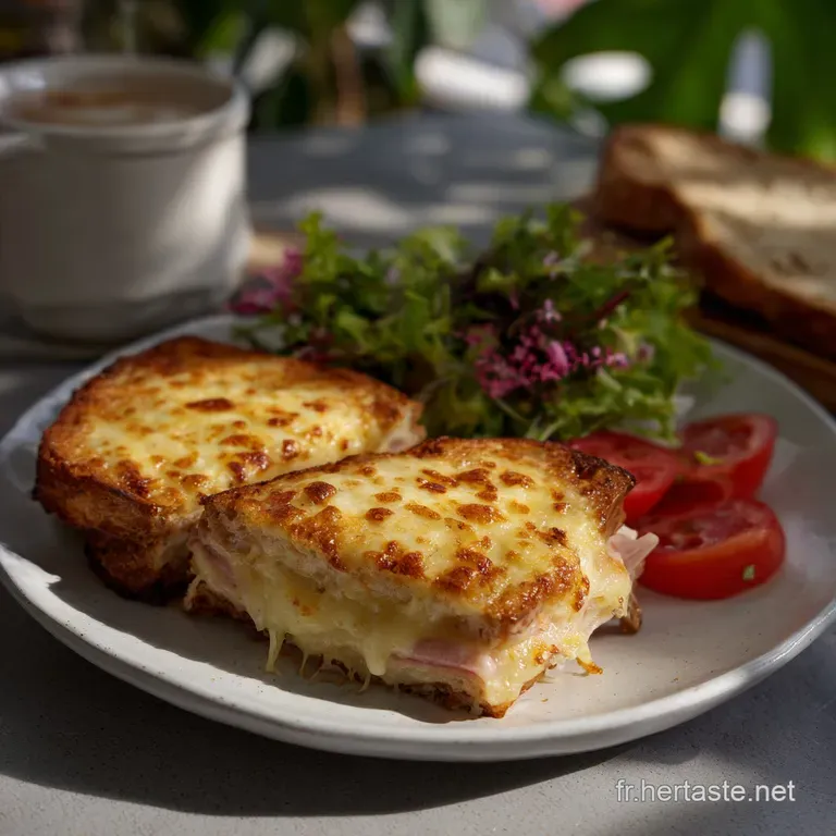 Croque Monsieur L&eacute;ger Plat Et Recette Express presentation