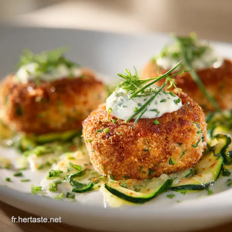 Croquettes L&eacute;g&egrave;res de Saumon et Courgette La Recette Croustillante sans friture