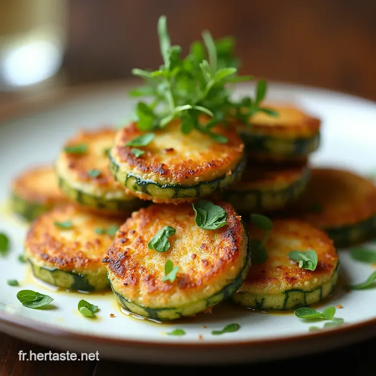 Recette Simple et Rapide Croustillants Courgette Apéro Chic