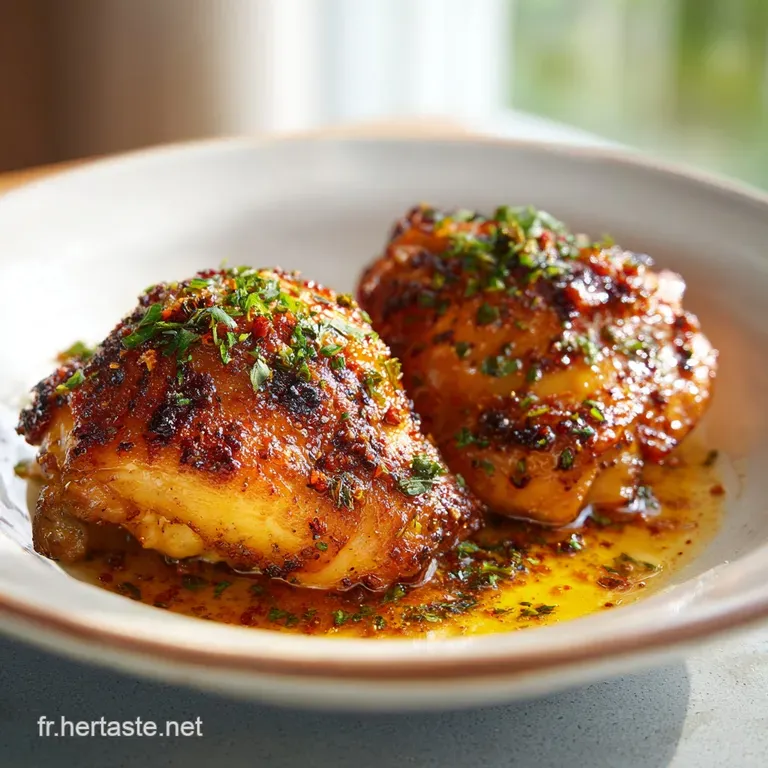 Cuisses de Poulet au Four : Chair Fondante et Peau Croustillante