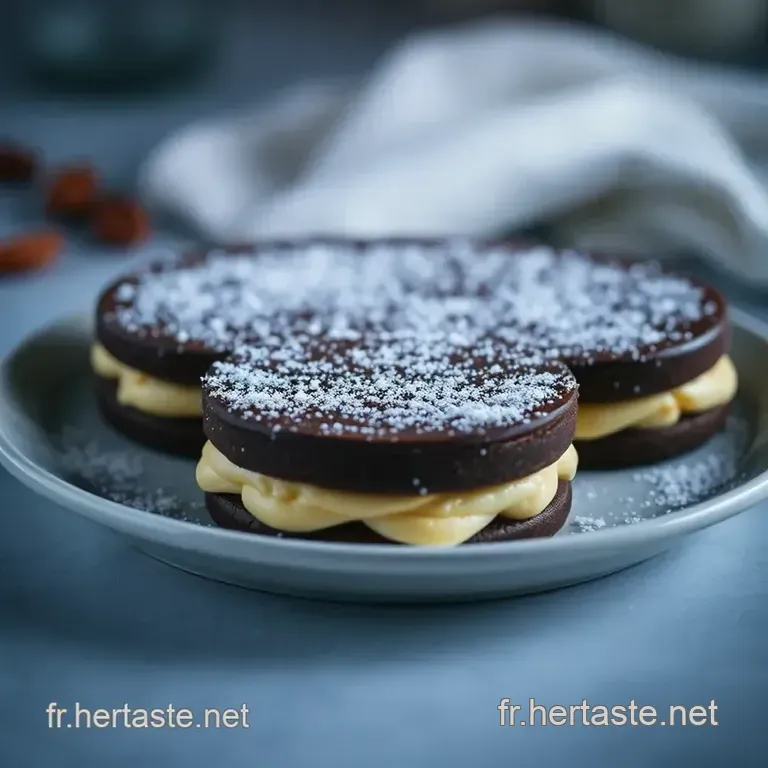 Dacquoise Au Chocolat : Un Nuage De Chocolat Croustillant presentation