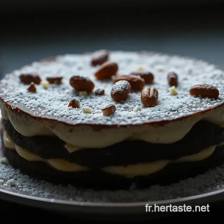 Dacquoise au Chocolat : Un Nuage de Chocolat Croustillant