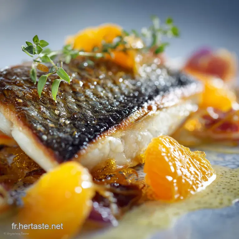 Recette De Plat L&eacute;ger Du Sud : Filet De Daurade Et Quinoa Tonique presentation