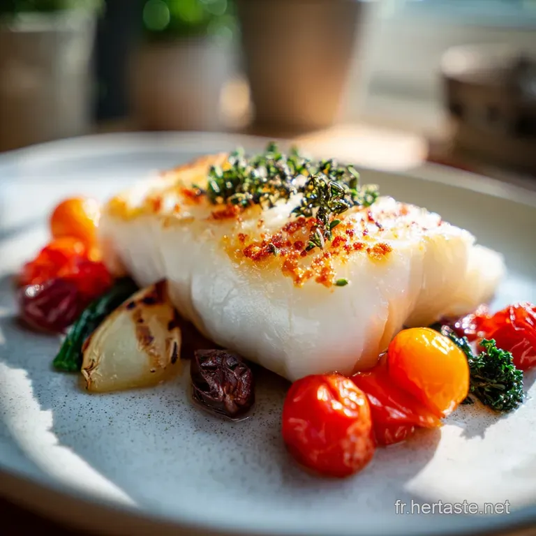 Dos de Cabillaud au Four : Chair Nacr&eacute;e et Fondante