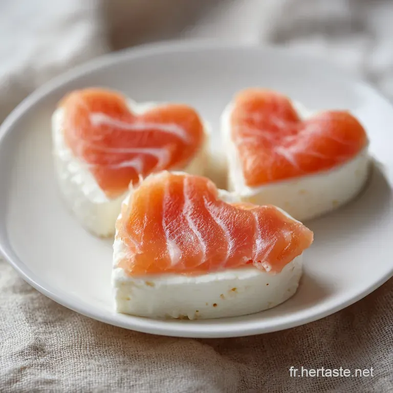 Entr&eacute;e de Saint Valentin Facile au Saumon Fum&eacute;