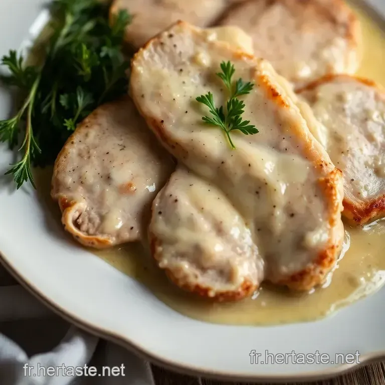 Escalopes De Poulet &Agrave; La Cr&egrave;me : Un Classique Fran&ccedil;ais presentation