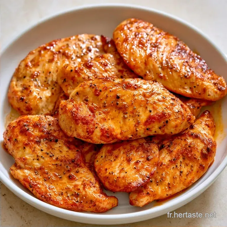 Escalopes De Poulet Au Paprika Fum&eacute;