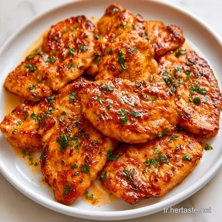 Escalopes De Poulet Moelleuses et Dor&eacute;es