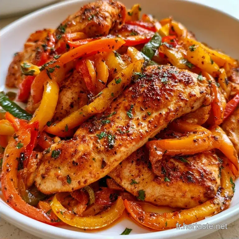 Escalopes De Poulet Au Poivron Et Paprika