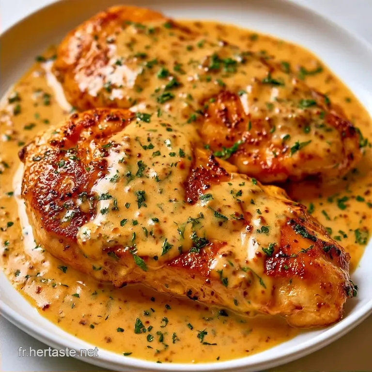 Escalopes Poulet Moutarde au Four
