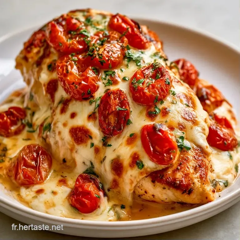 Pi&egrave;ces de viande dor&eacute;es et tendres dress&eacute;es avec soin, napp&eacute;es d'un coulis de tomate rouge intense et brillant.