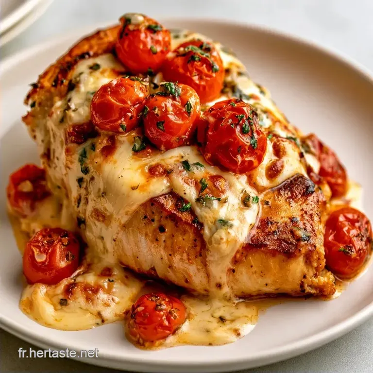 Escalopes de Poulet Fondantes &agrave; la Tomate et Mozzarella