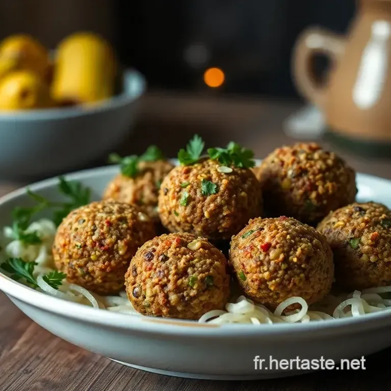 Falafel croustillant &agrave; l&rsquo;air fryer : un d&eacute;lice du Moyen-Orient