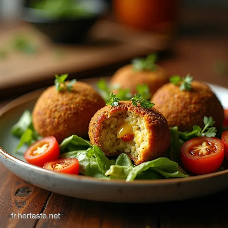 Les Falafels Inratables Croustillants &Agrave; Lext&eacute;rieur Moelleux Au C&oelig;ur presentation