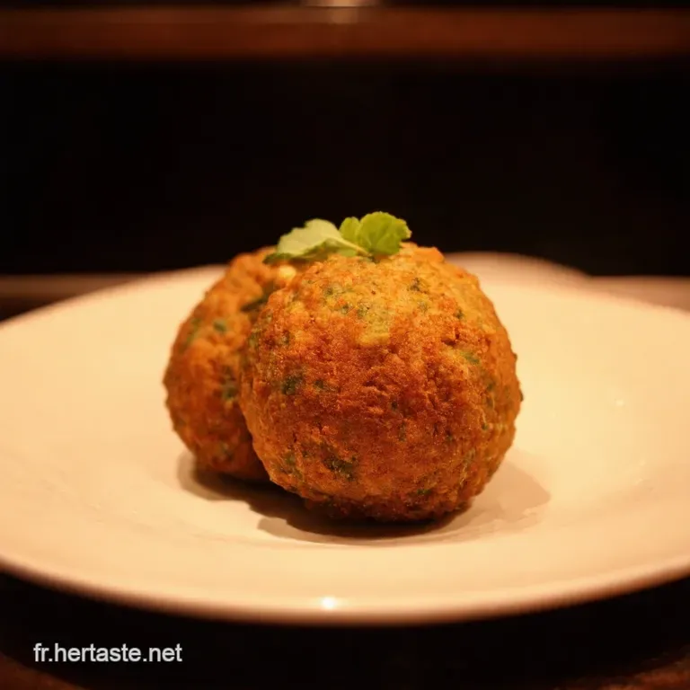 Falafels Croustillants Maison Le Croquant Oriental &Agrave; La Fran&ccedil;aise presentation