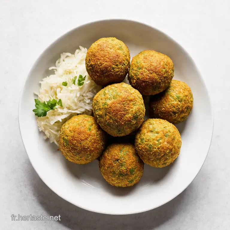 Falafels Croustillants Sauce Yaourt aux Herbes Fra&icirc;ches