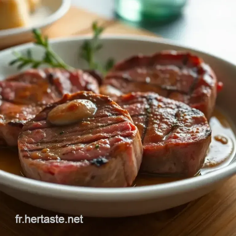 Filet Mignon R&ocirc;ti au Four Sauce Moutarde &agrave; l Ancienne