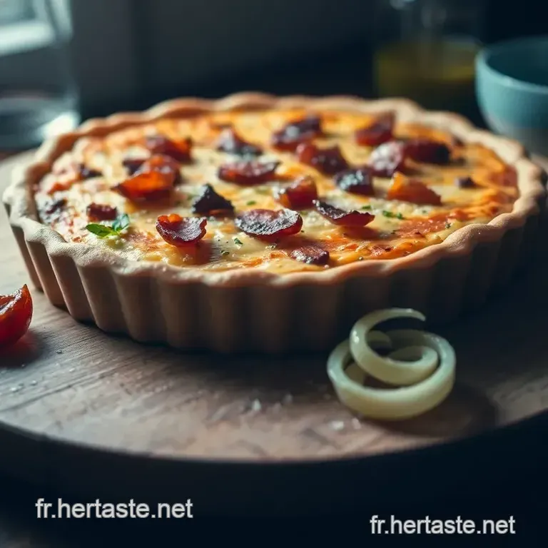 Flammenk&uuml;che : La Tarte Alsacienne Aux Saveurs De La R&eacute;gion presentation