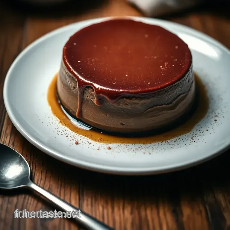 Flan Au Chocolat Thermomix : La Douceur Fondante &Agrave; D&eacute;guster presentation