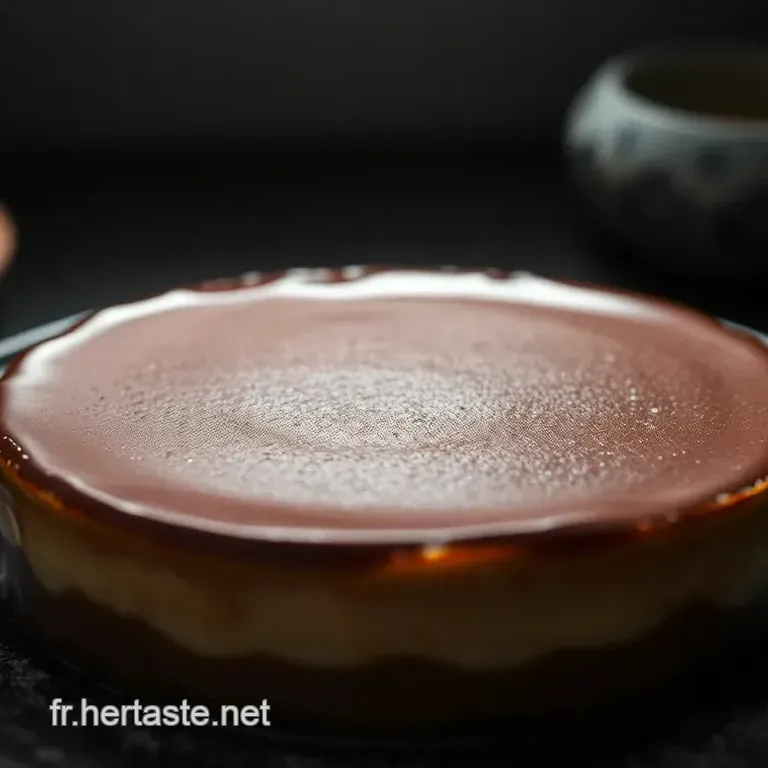 Flan au Chocolat Thermomix : La Douceur Fondante &agrave; D&eacute;guster