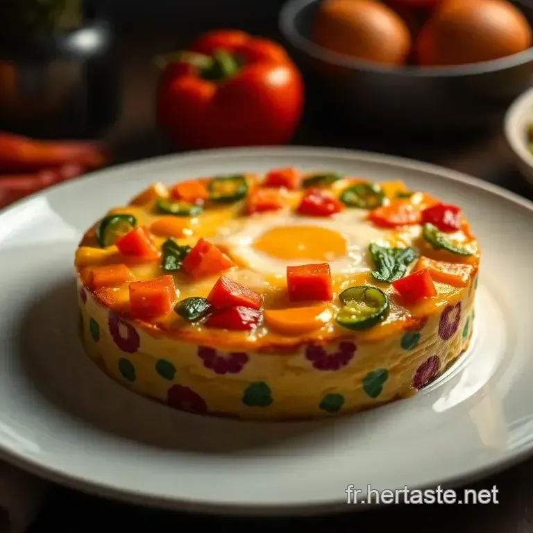 Flan aux L&eacute;gumes Color&eacute; et Savoureux