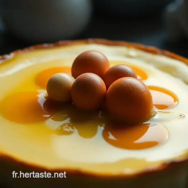Flan aux &OElig;ufs Inratable : D&eacute;lice Cr&eacute;meux &agrave; la Vanille