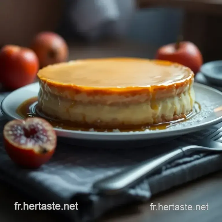 Flan P&acirc;tissier Cr&eacute;meux &Agrave; La Vanille presentation