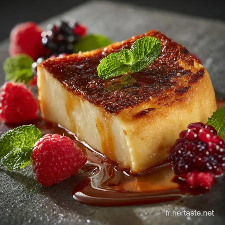 Le Flan P&acirc;tissier Z&eacute;ro Complexes Lonctuosit&eacute; Authentique Sans La P&acirc;te presentation