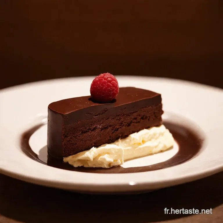 Fondant Au Chocolat Mascarpone Le Petit Noir Parfait presentation