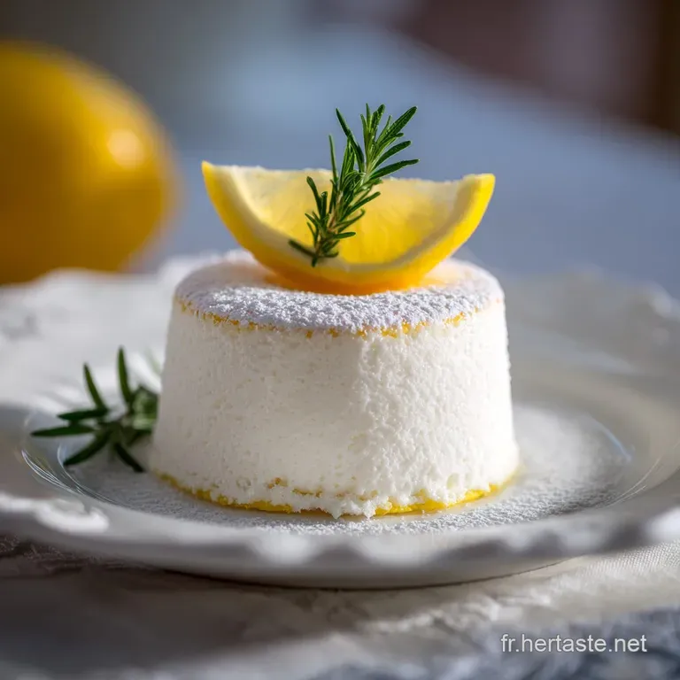 Fondant L&eacute;ger Au Citron : Le G&acirc;teau A&eacute;rien Qui Fond En Bouche presentation