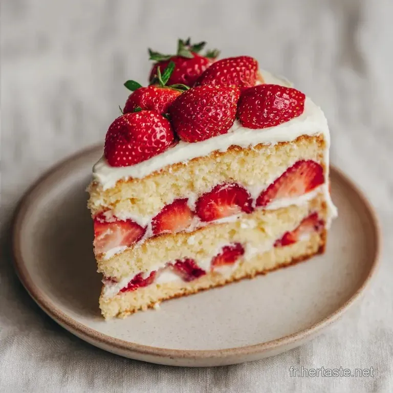 Fraisier Traditionnel Maison: Velout&eacute; et A&eacute;rien