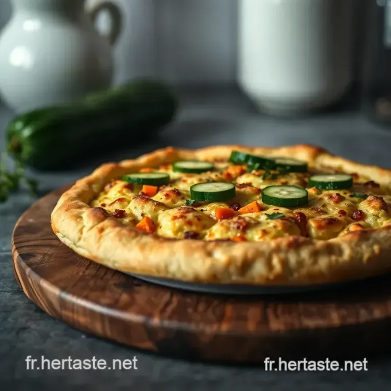 Galette Croustillante De Courgette Et Carotte presentation