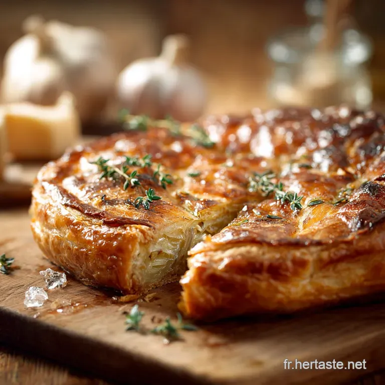 Galette De Poireau Au Comt&eacute; Le Secret De La P&acirc;te Rustique Infaillible presentation
