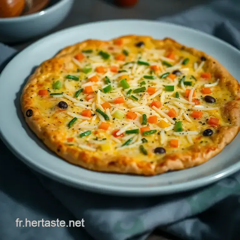 Galette De Riz Croquante Aux Herbes Et L&eacute;gumes presentation