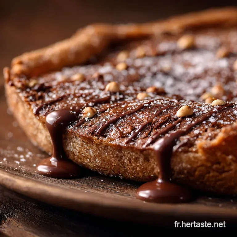 Galette chocolat noisette : L&Eacute;l&eacute;gante Rustique le Plaisir Fondant du Dimanche